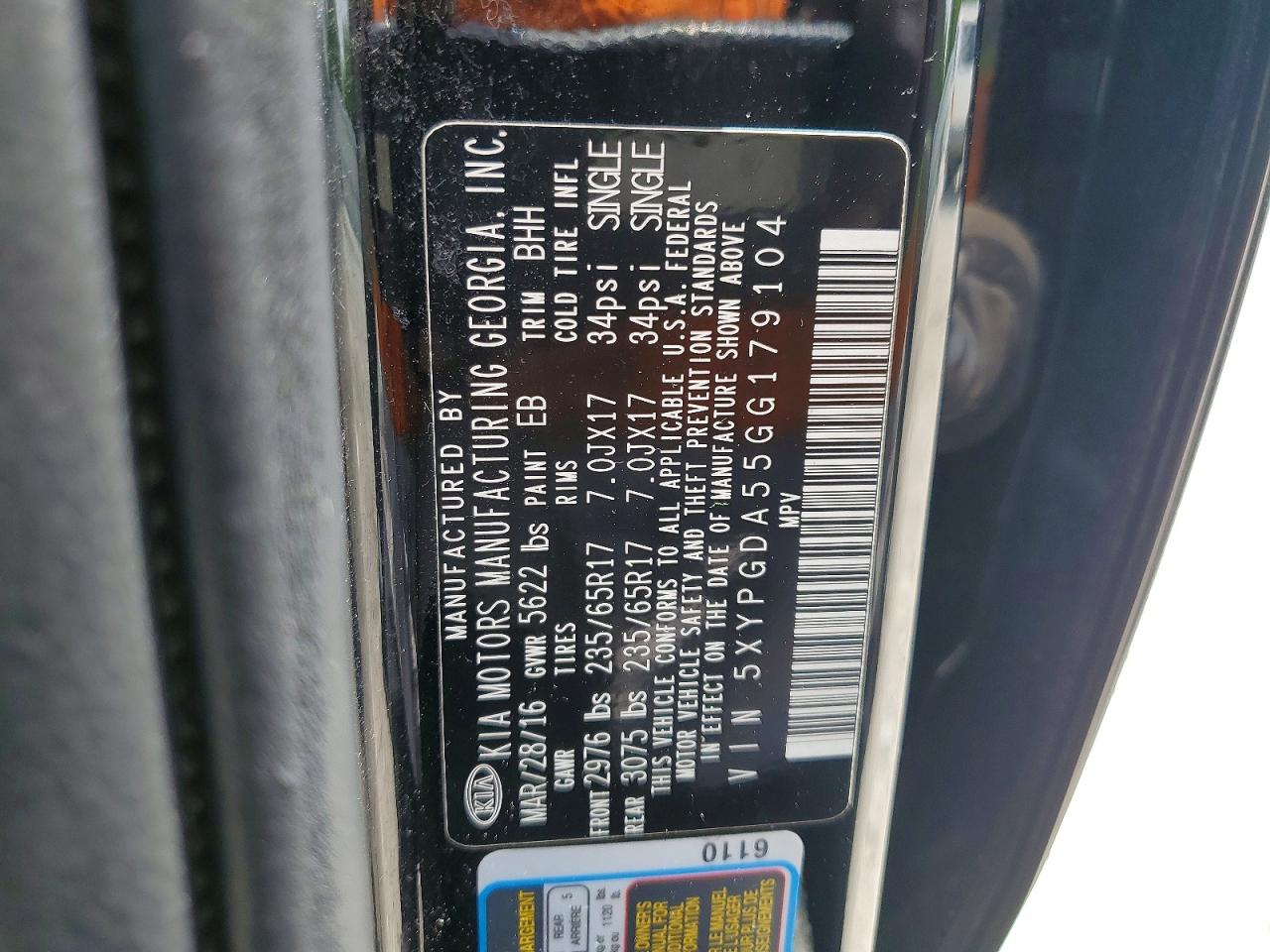 Kia Sorento Lx V6
