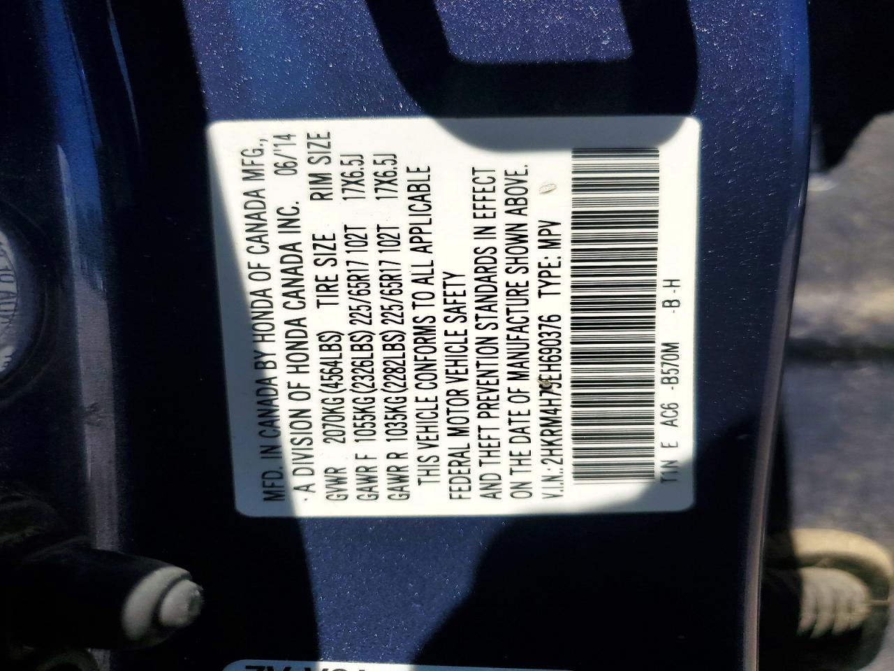 Honda Crv Exl