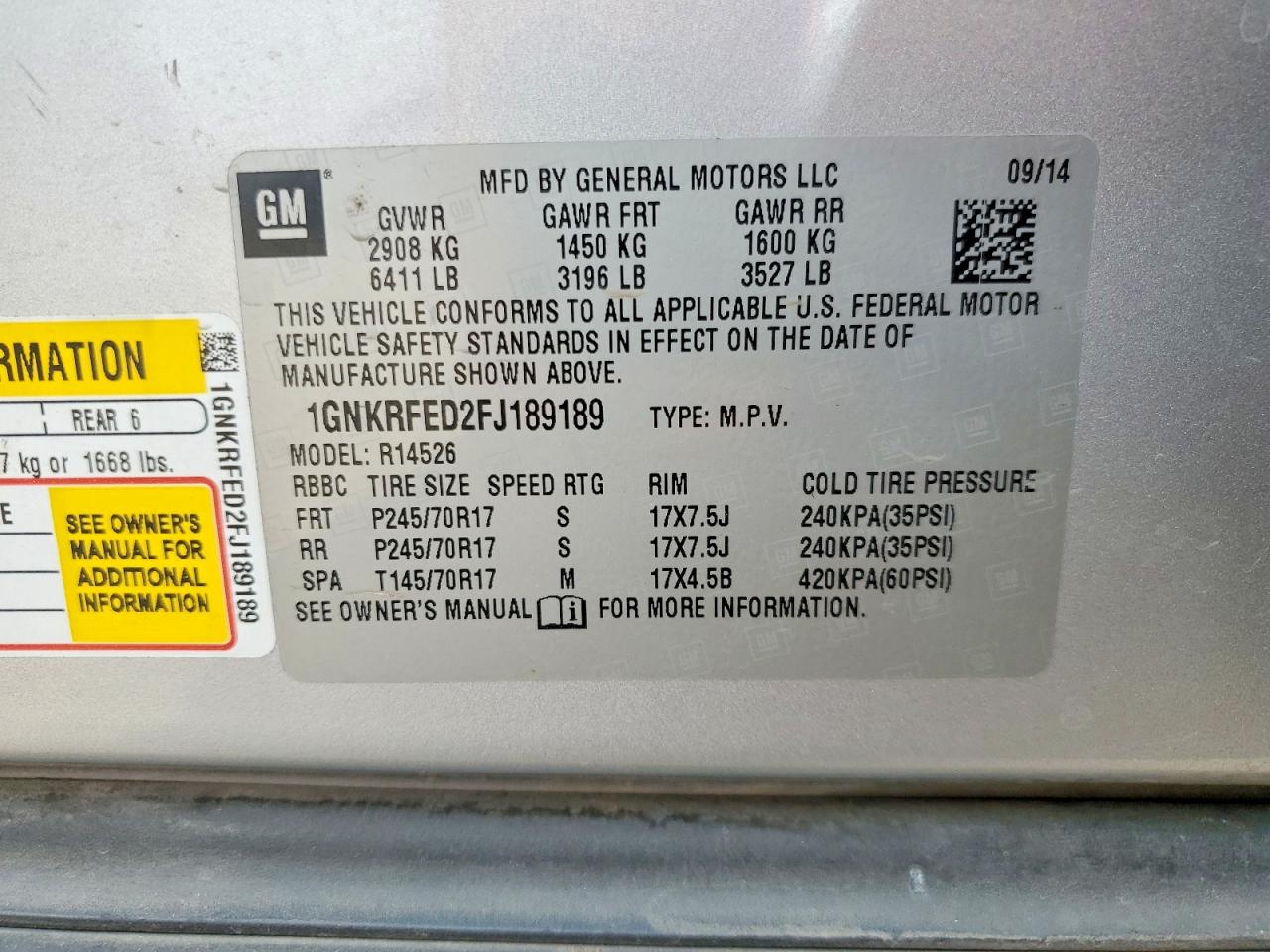 Chevrolet Traverse Ls