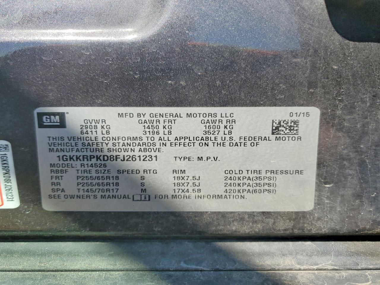 GMC Acadia Sle
