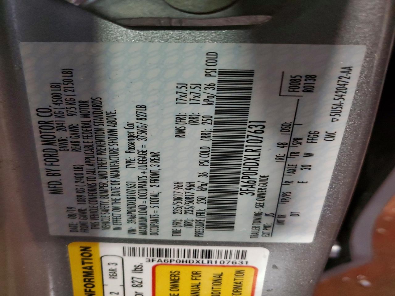 Ford Fusion Se