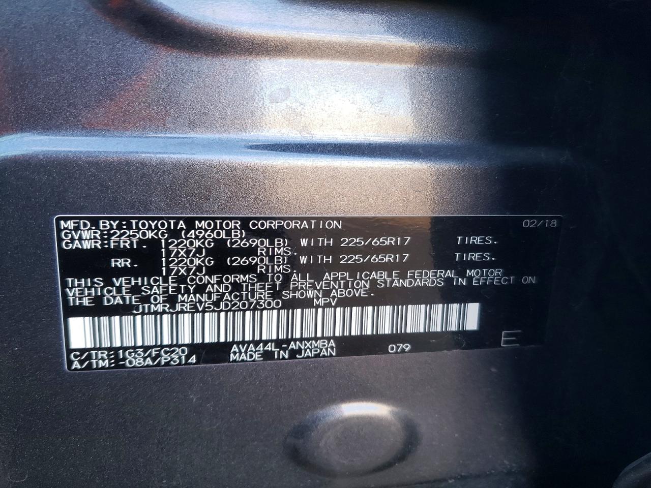 Toyota RAV4 Le