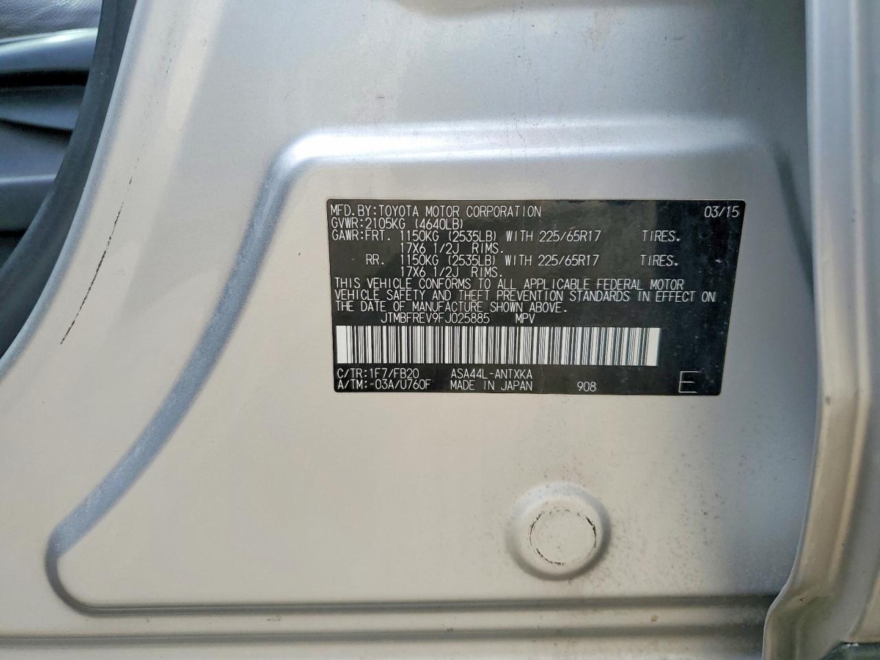 Toyota RAV4 Le