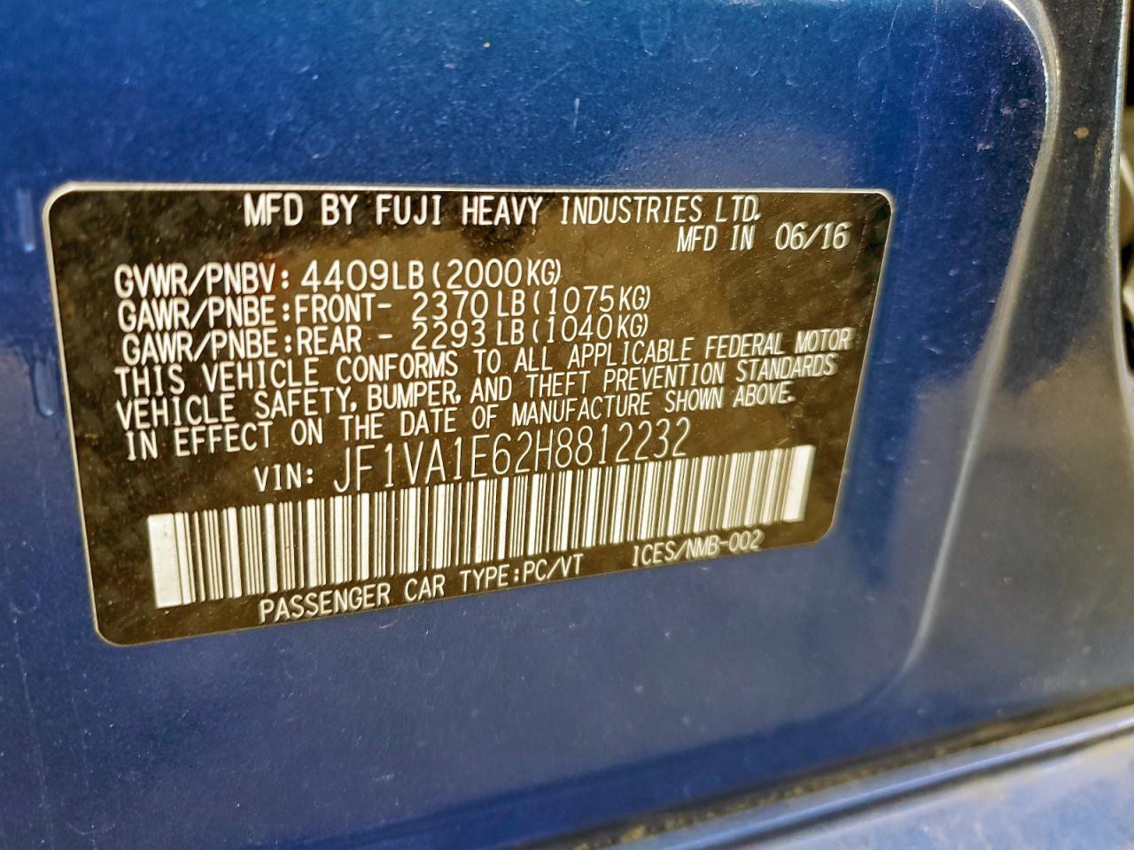 Subaru WRX Premium