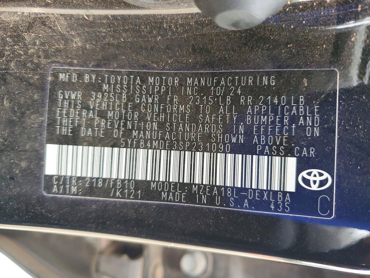 Toyota Corolla Le