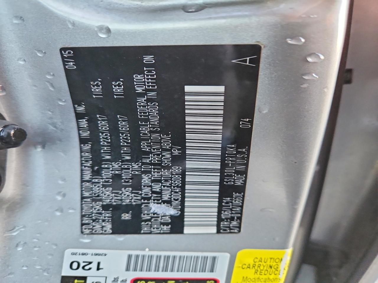Toyota Sienna Xle 8-passenger