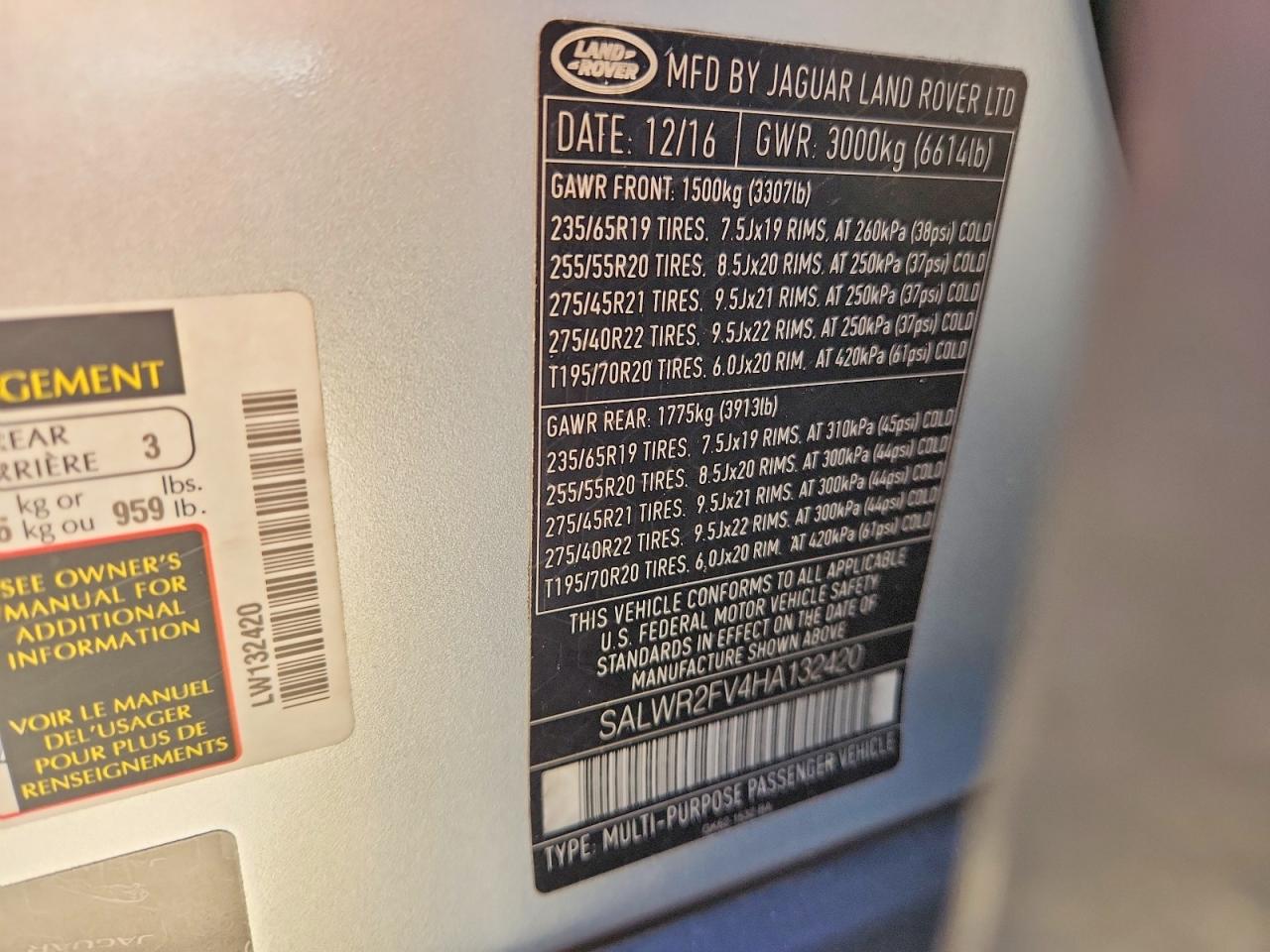 Land Rover Range Rover Hse