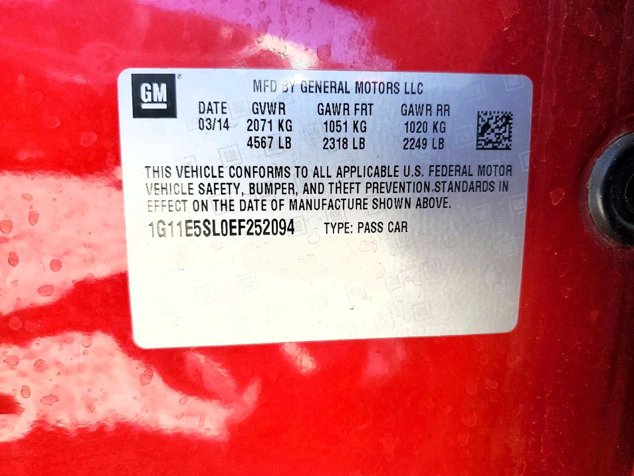 Chevrolet Malibu 2lt
