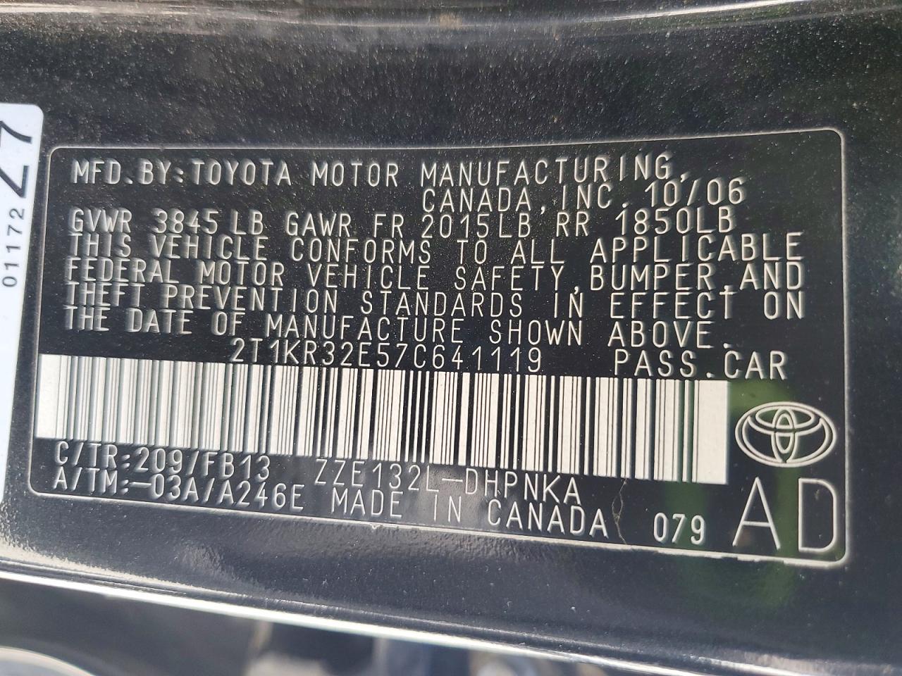 Toyota Corolla Xr