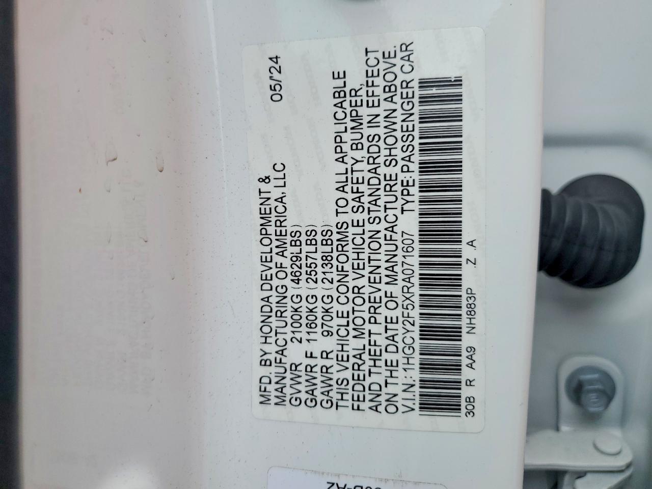 Honda Accord Hybrid Sport