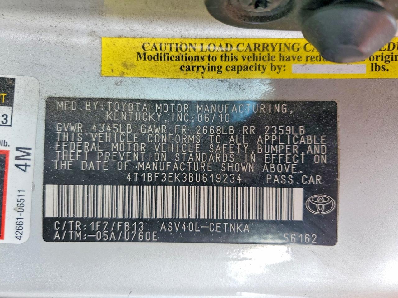 Toyota Camry Le