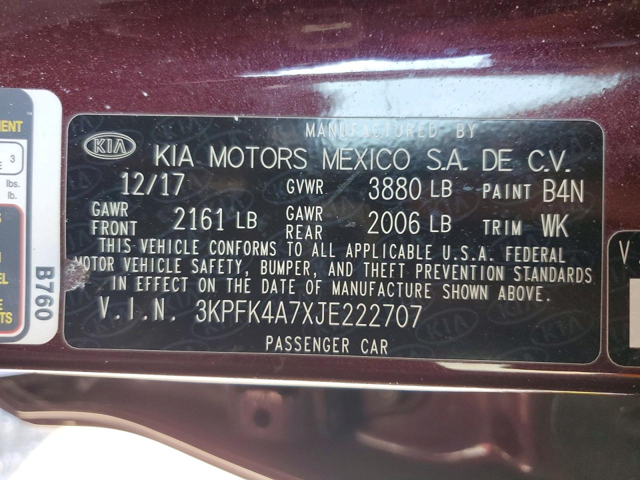 Kia Forte Lx