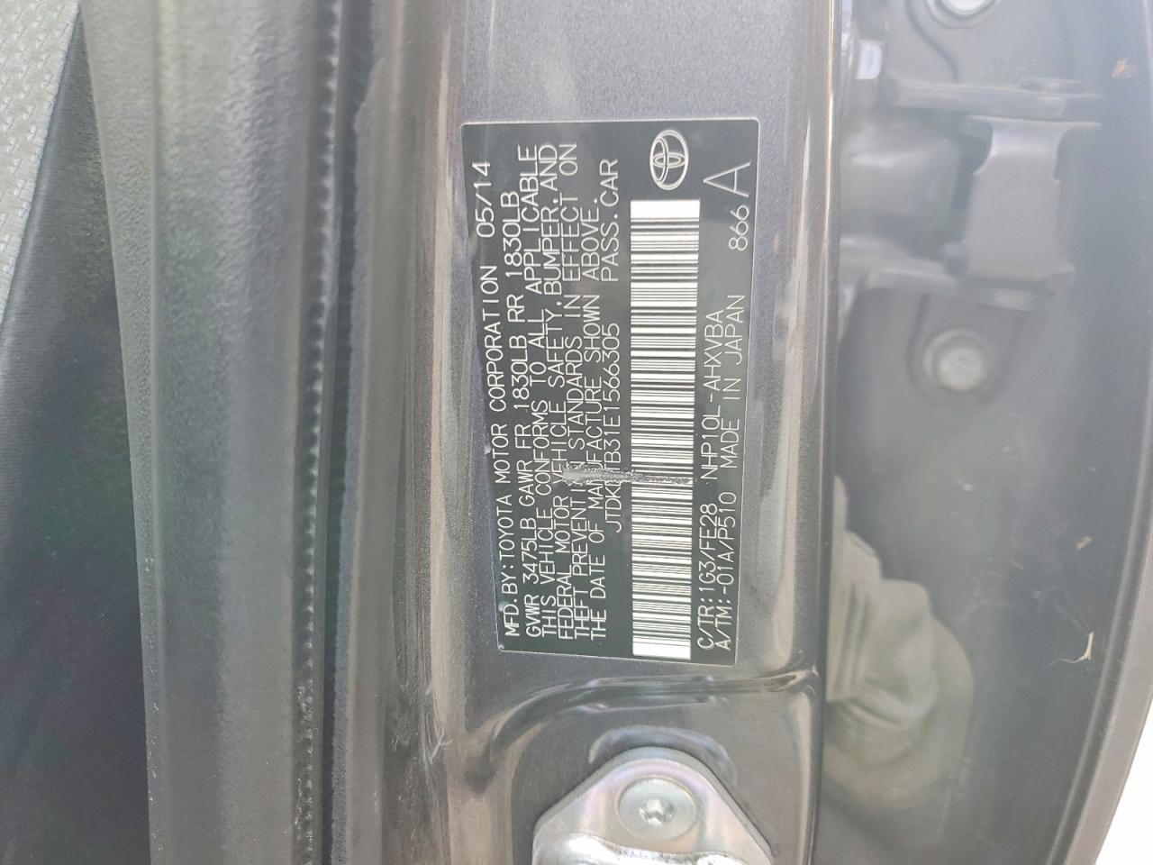 Toyota Prius c One
