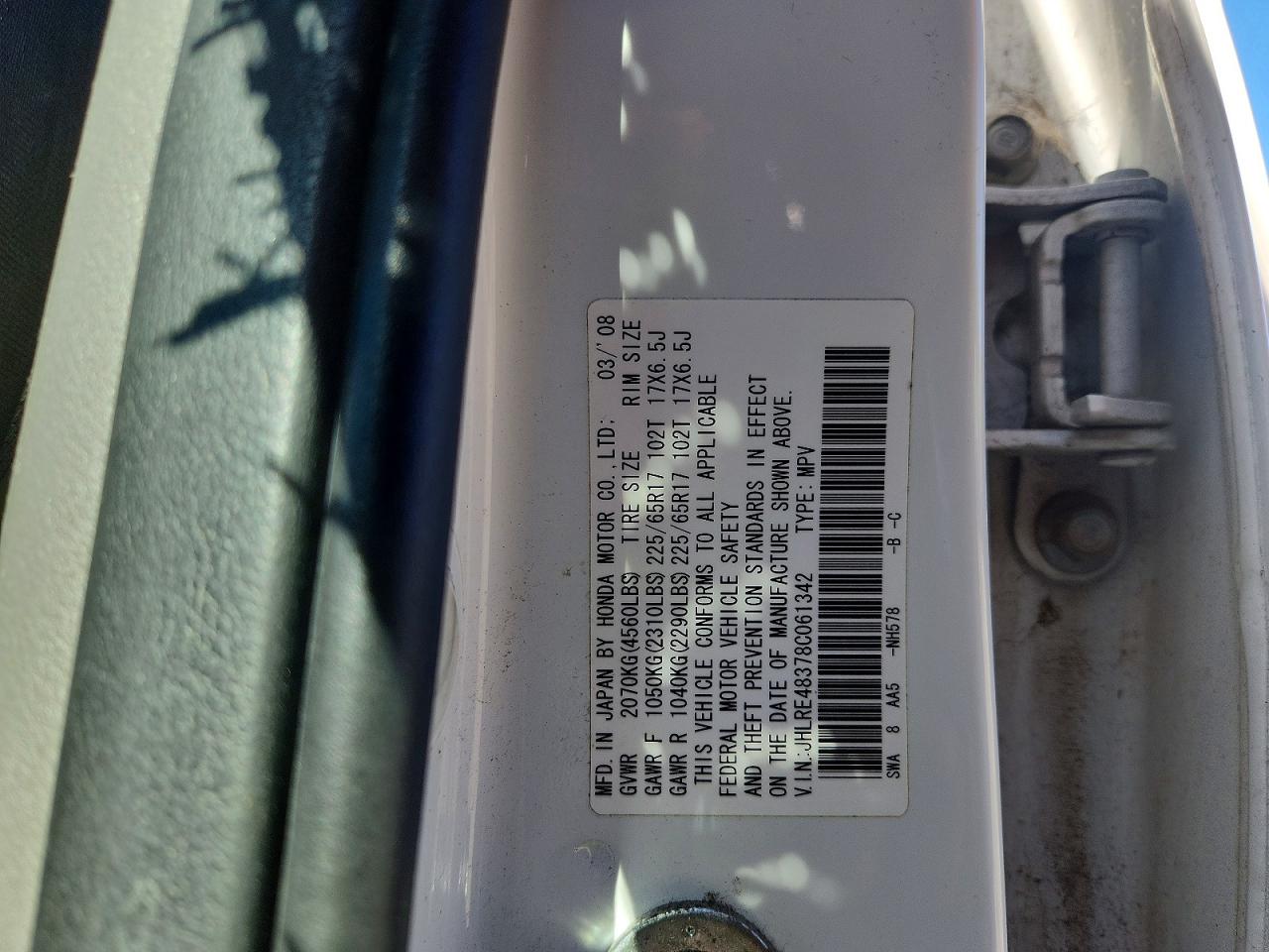 Honda Crv Lx
