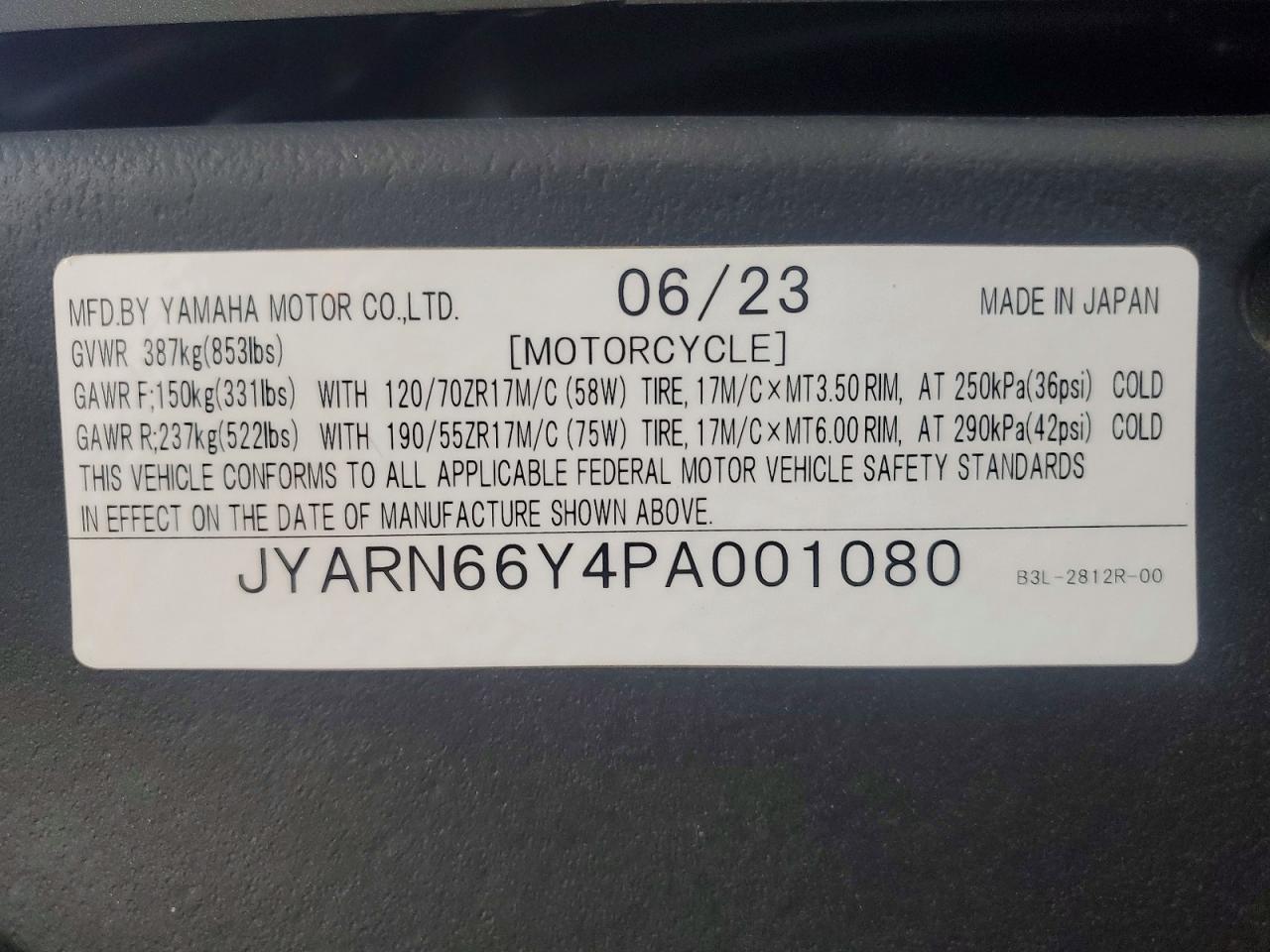 Yamaha Yzf1000