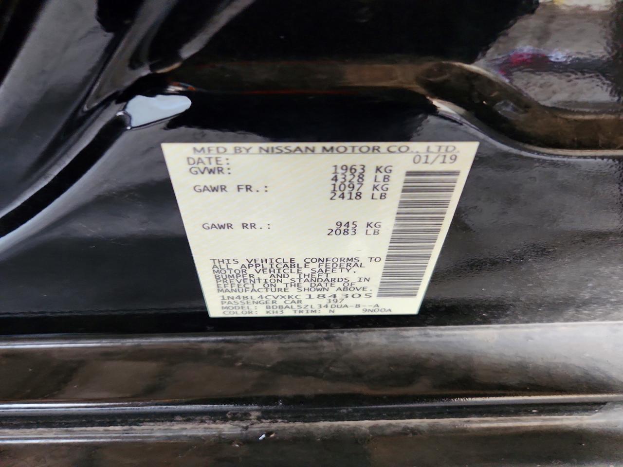 Nissan Altima Sr