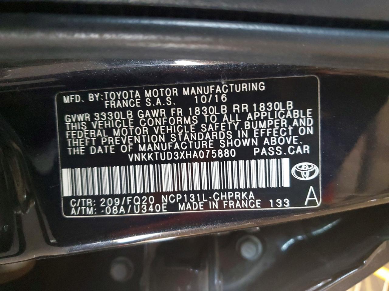 Toyota Yaris 5-door L Fleet