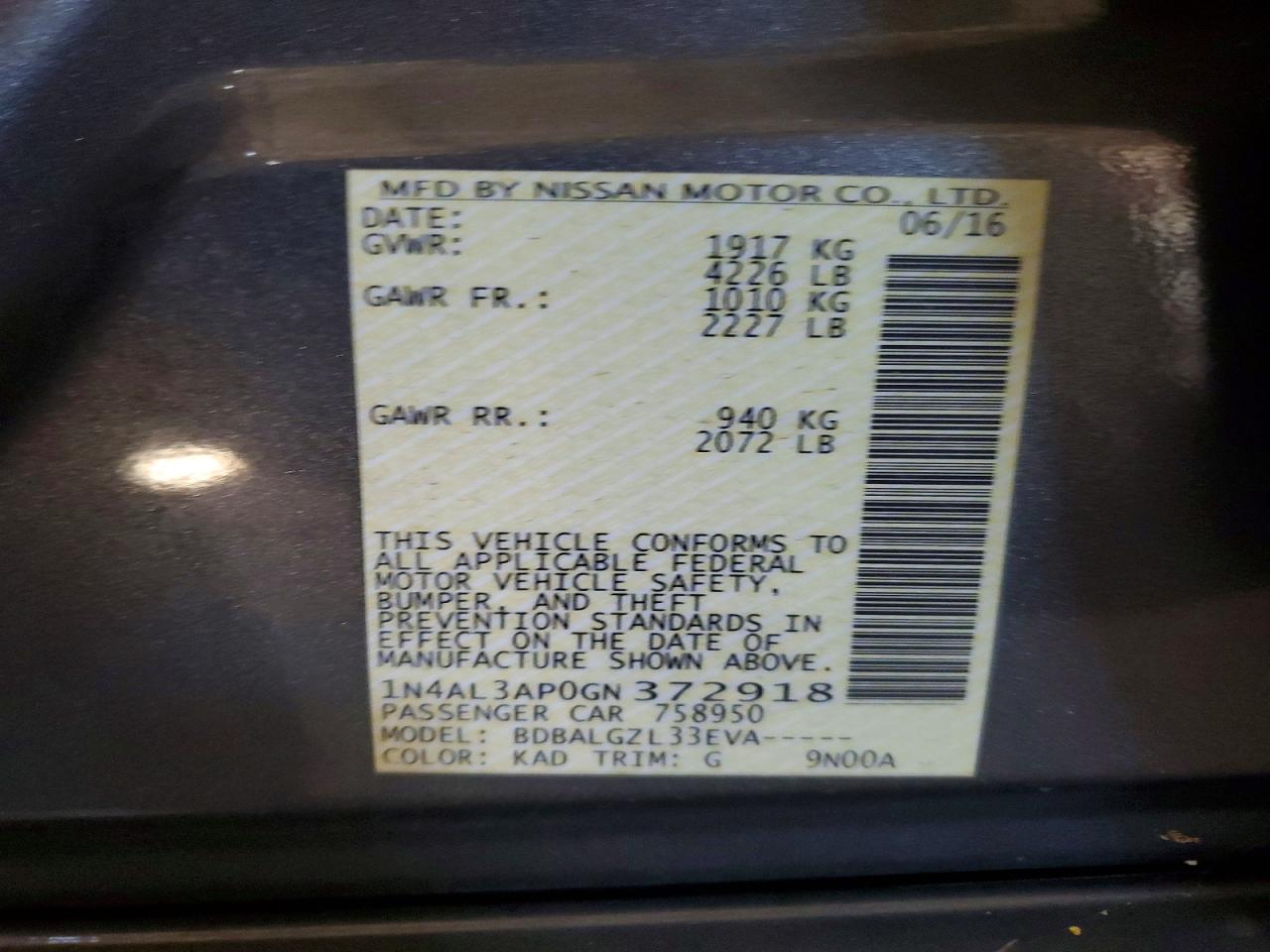 Nissan Altima 2.5 S
