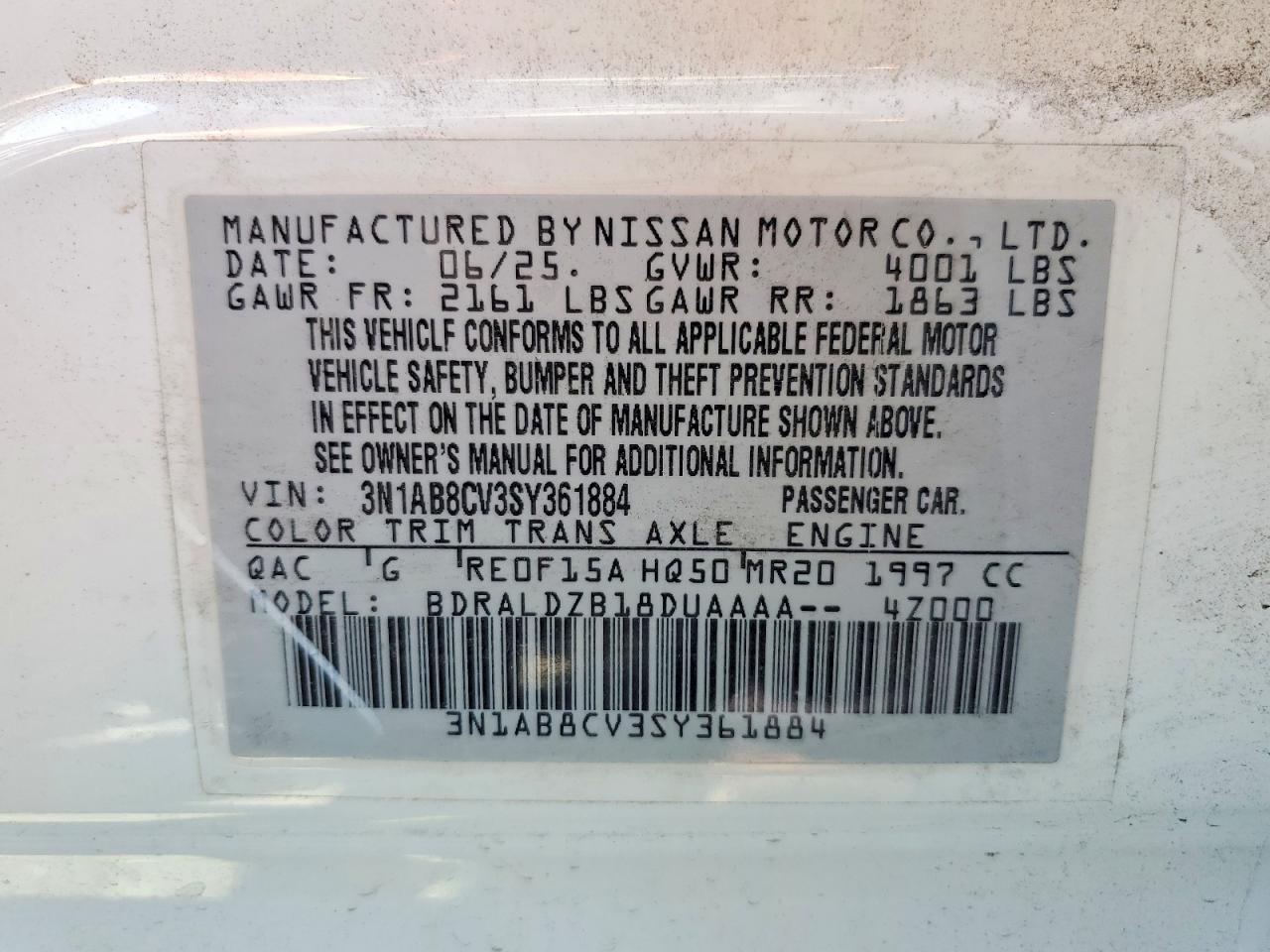 Nissan Sentra Sv