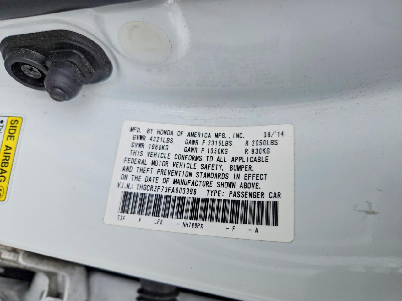 Honda Accord Ex