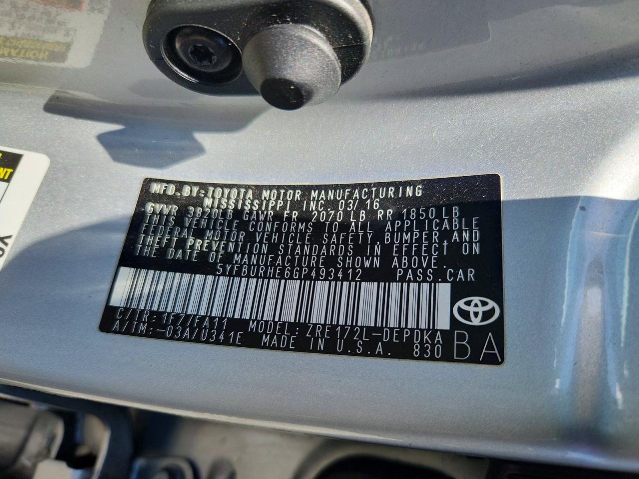 Toyota Corolla L