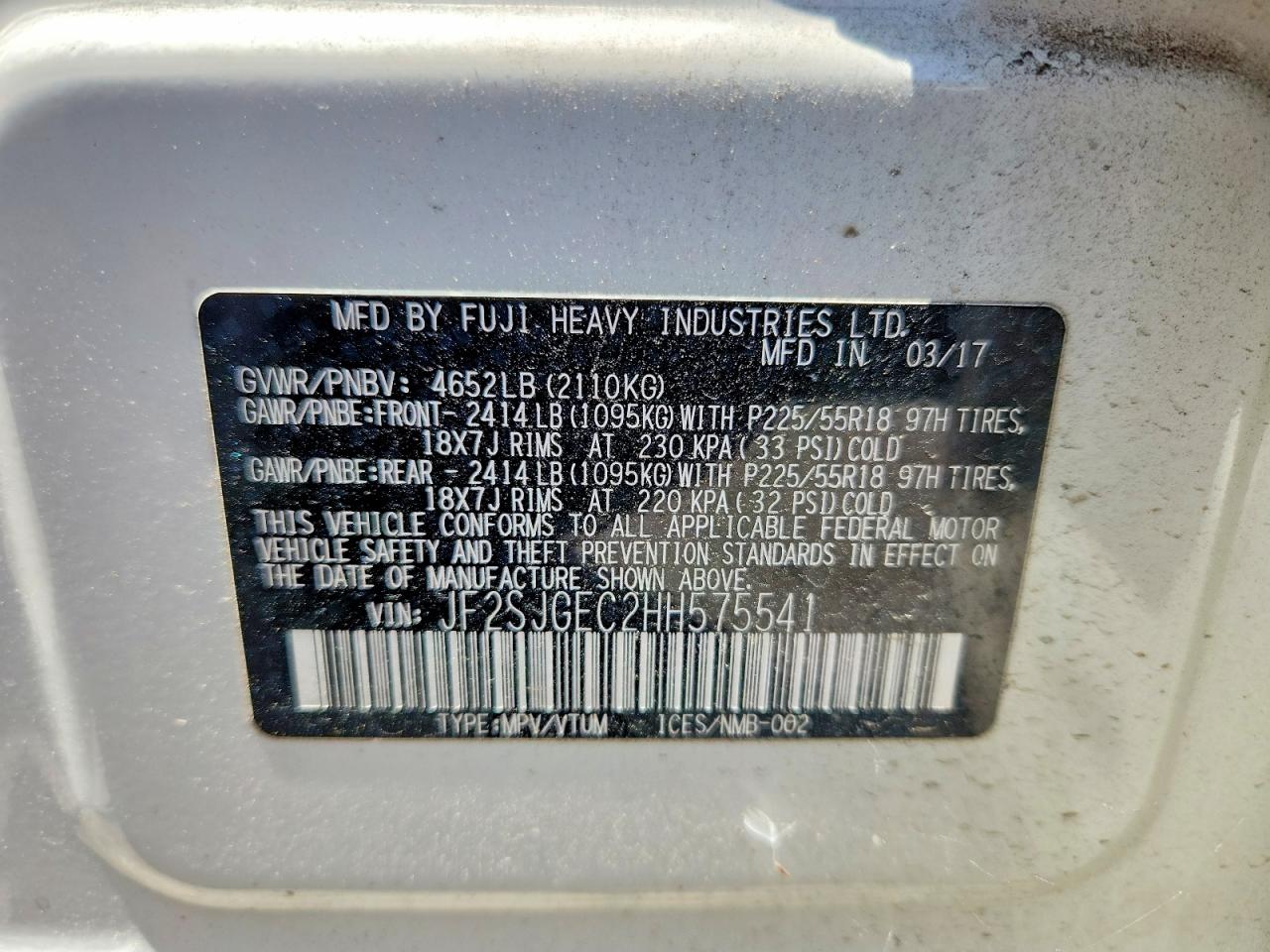Subaru Forester 2.0xt Premium