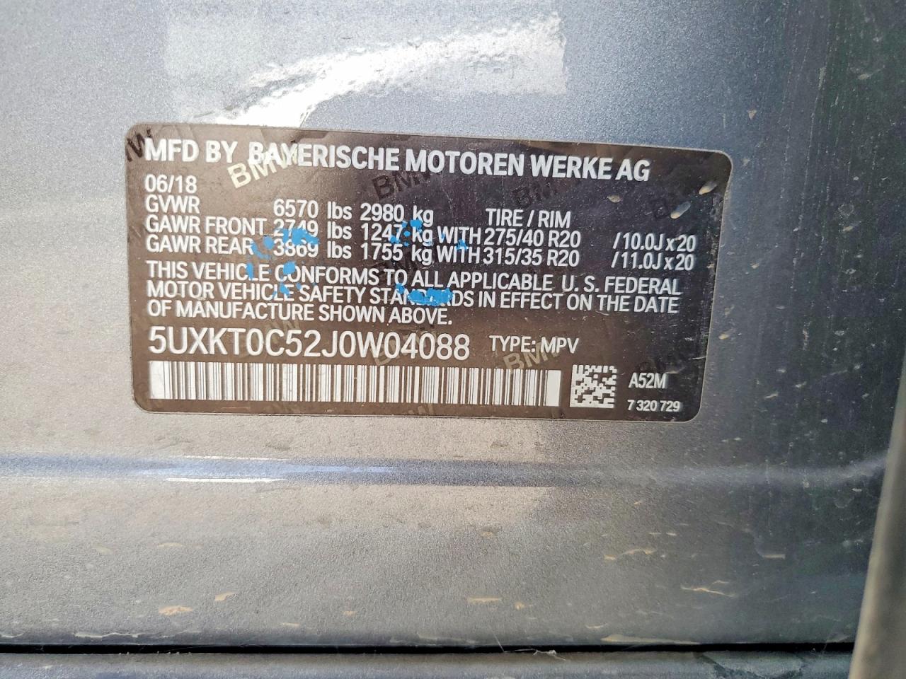 BMW X Series Xdr40e