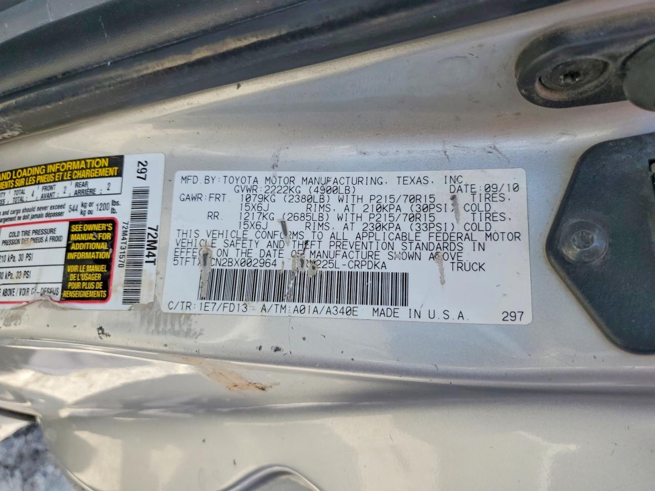 Toyota Tacoma Access Cab