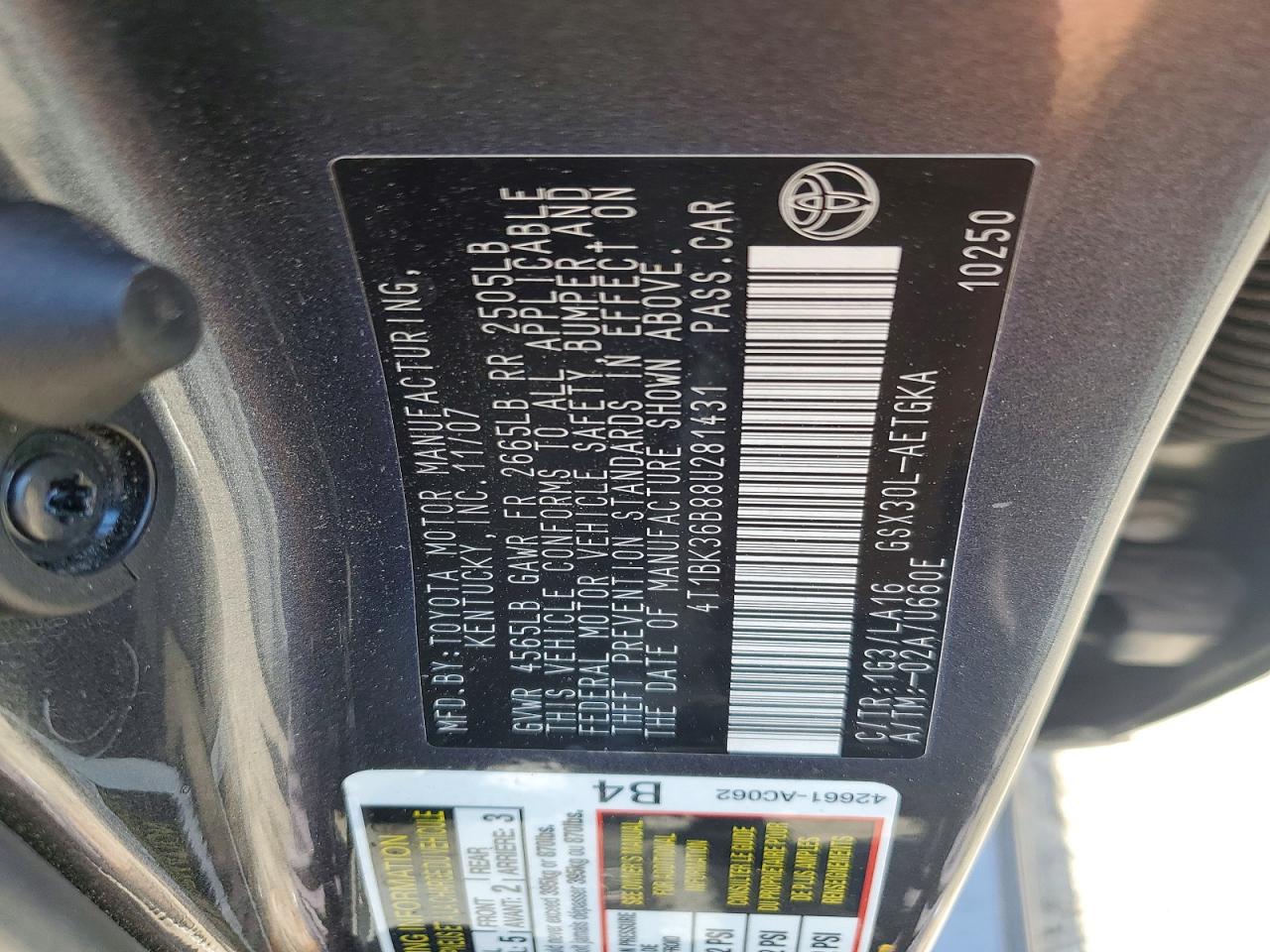 Toyota Avalon Xls