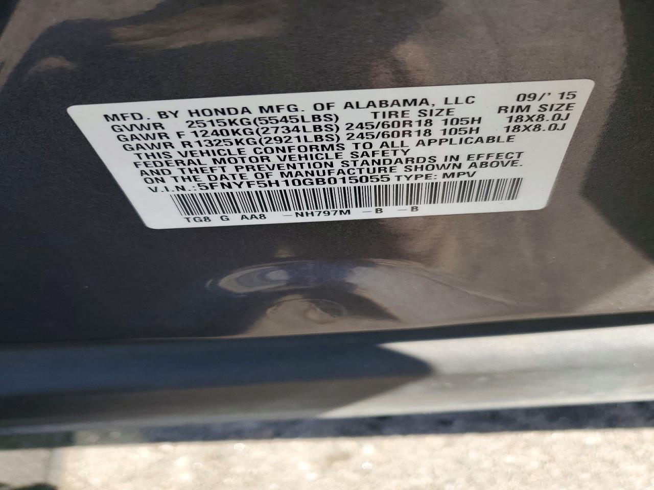 Honda Pilot Lx