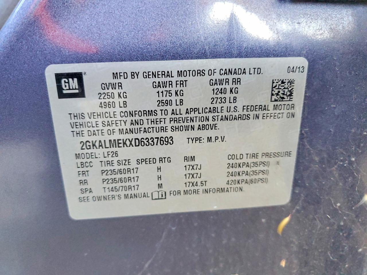 GMC Terrain Sle