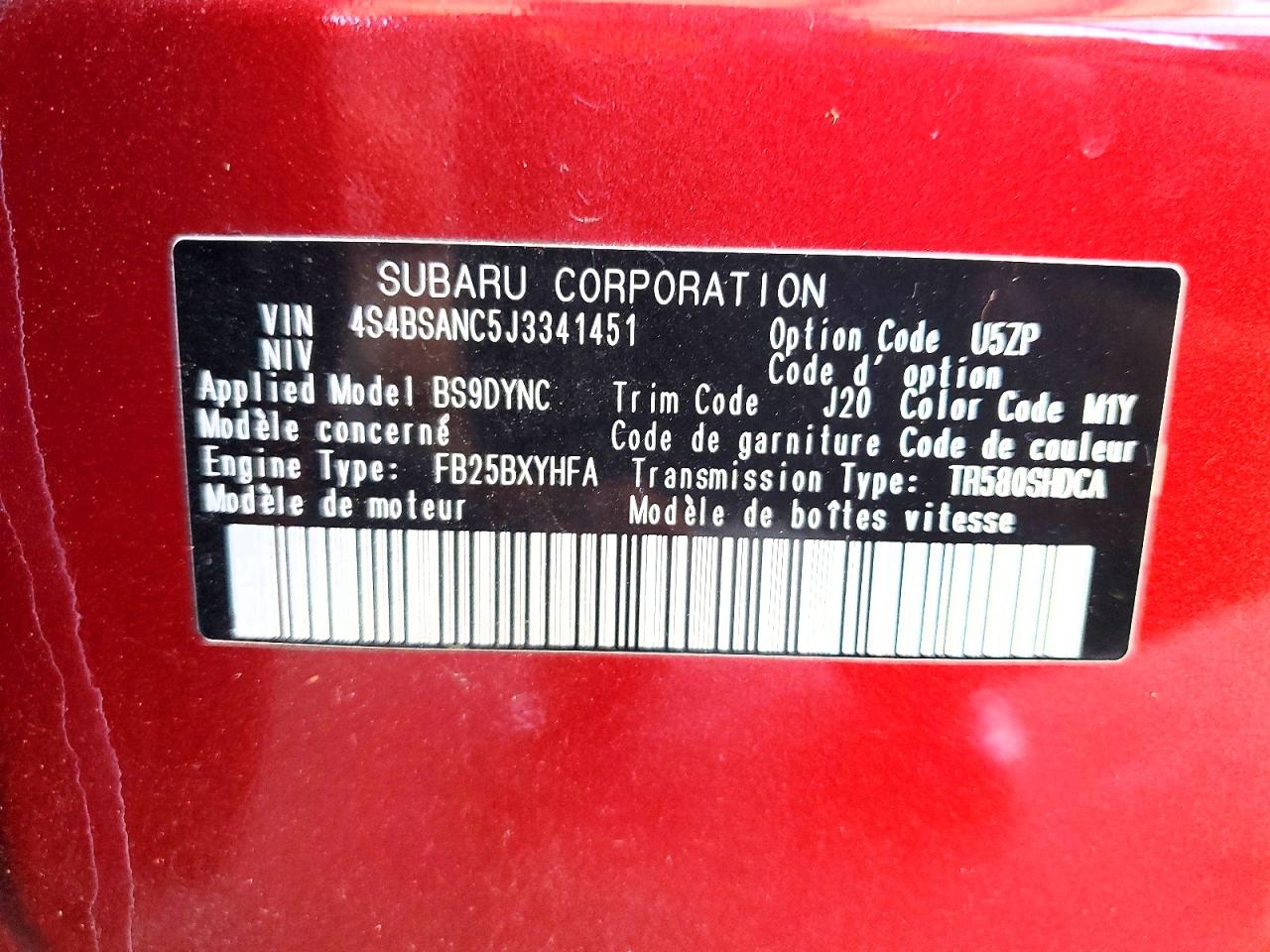 Subaru Outback 2.5i Limited