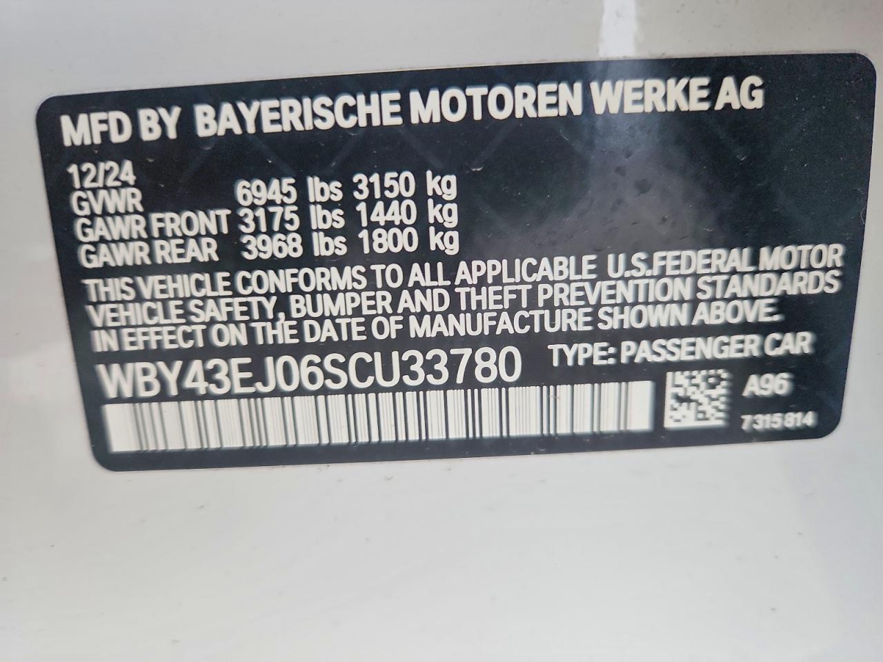 BMW i7 Edrive50