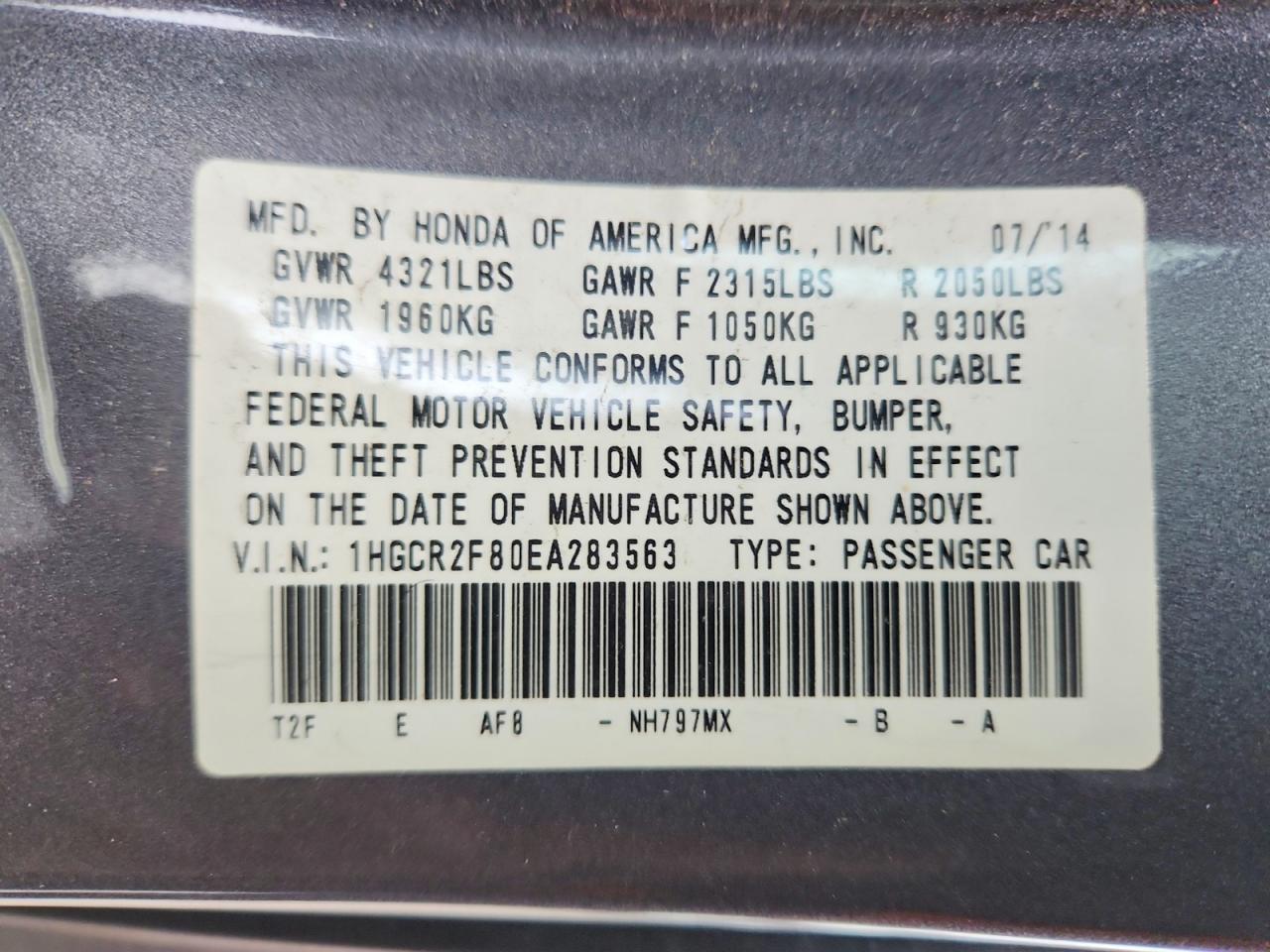 Honda Accord Exl