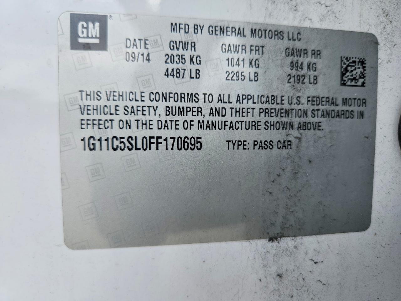 Chevrolet Malibu 1lt
