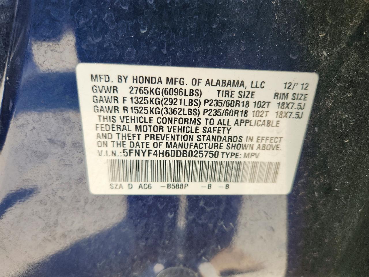 Honda Pilot Exl