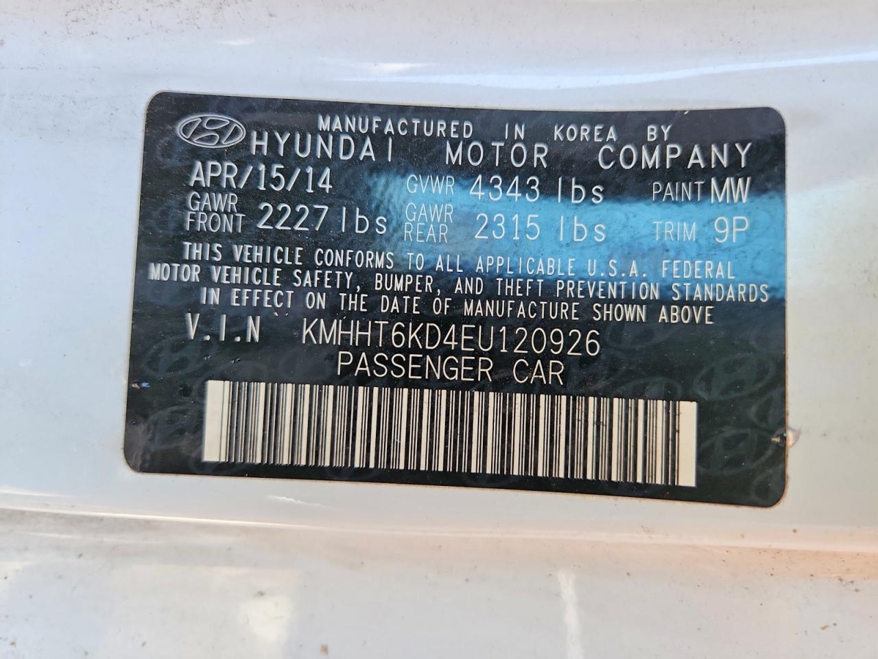 Hyundai Genesis 2.0t