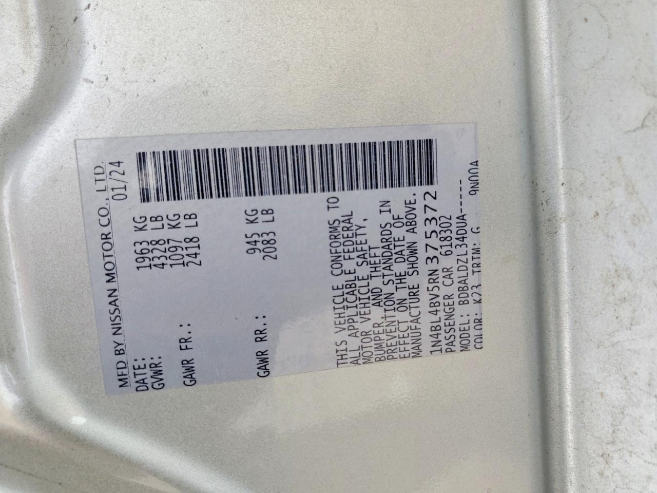 Nissan Altima S
