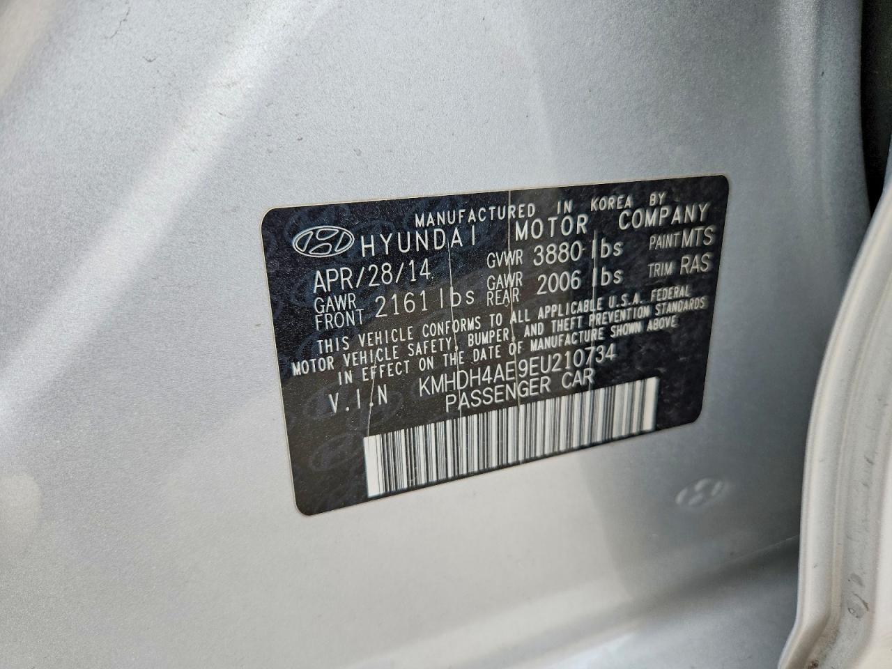 Hyundai ELANTRA Se