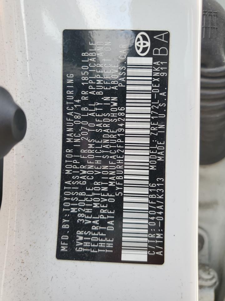 Toyota Corolla L
