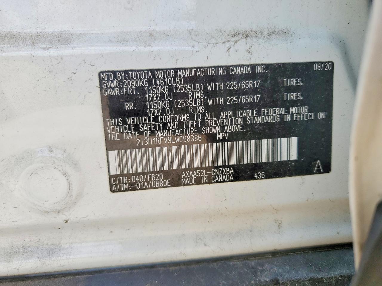 Toyota RAV4 Le