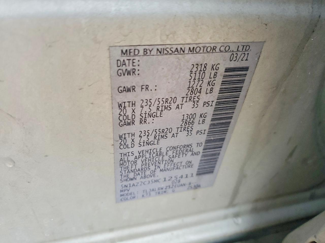 Nissan Murano Sl