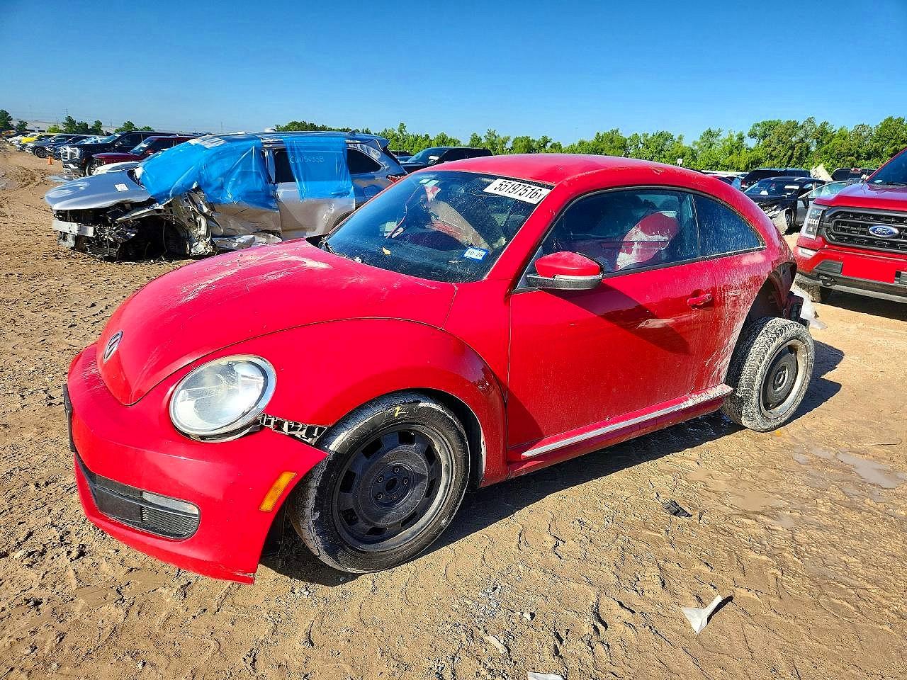 Salvage Volkswagen Beetle Image