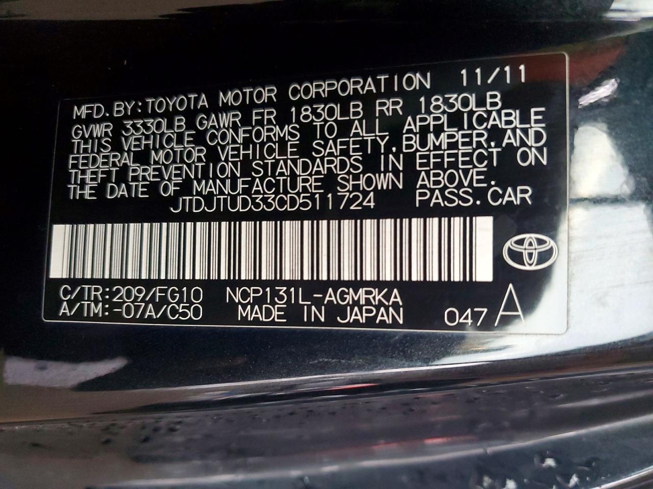 Toyota Yaris 3-door L