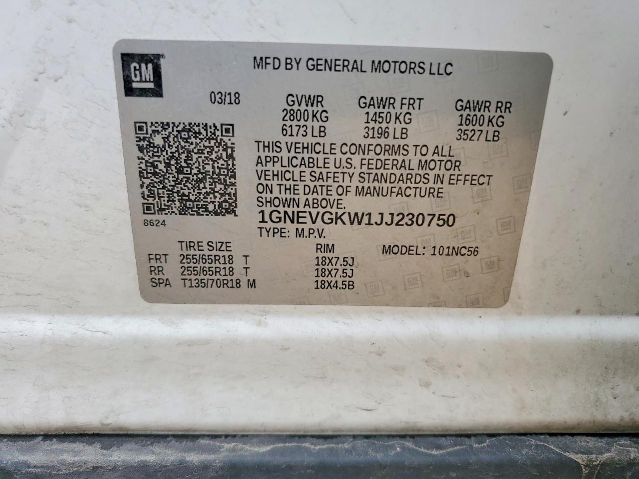 Chevrolet Traverse Lt