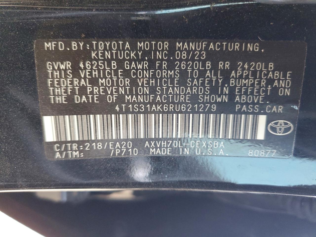 Toyota Camry Se