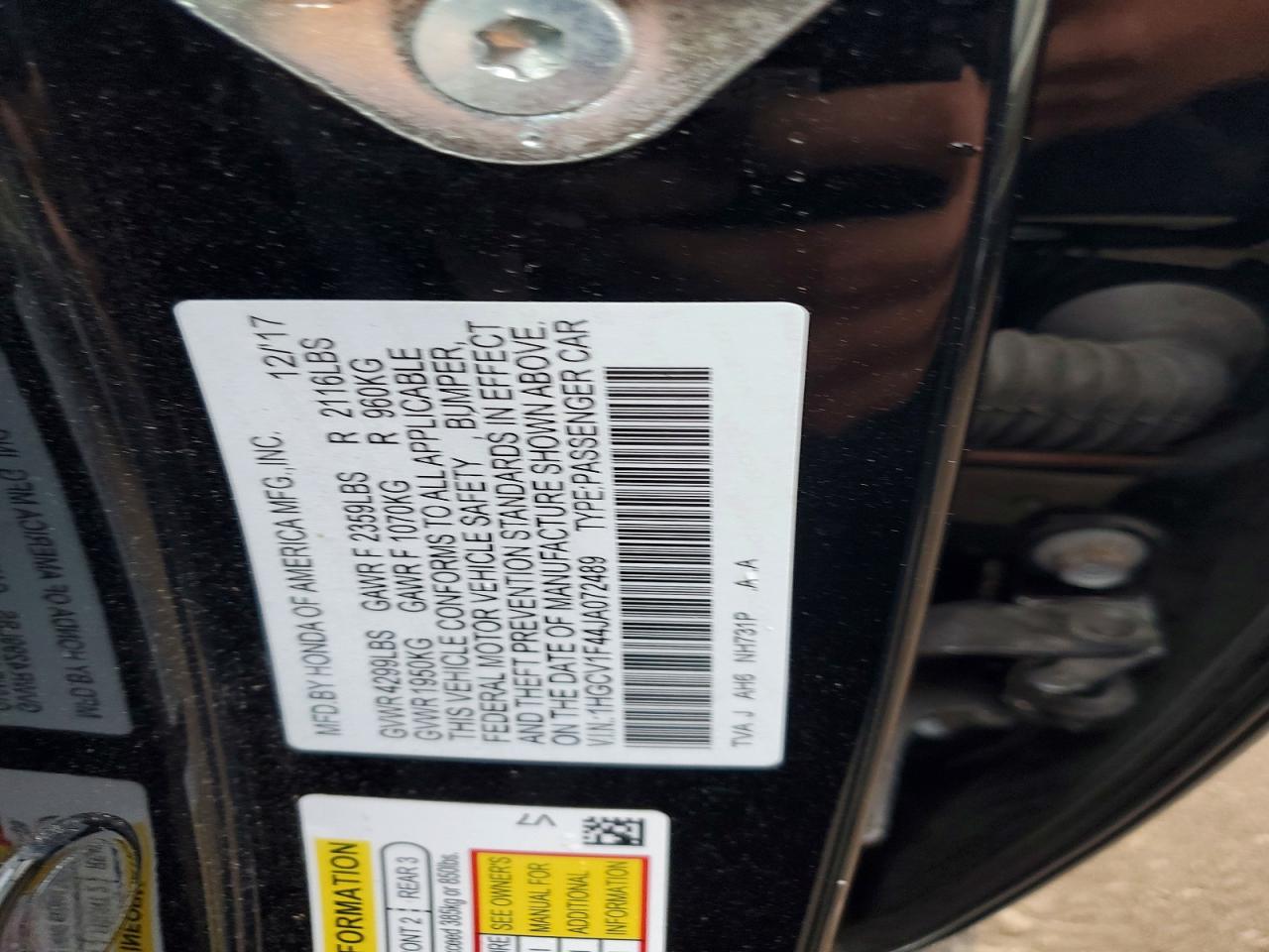 Honda Accord Ex