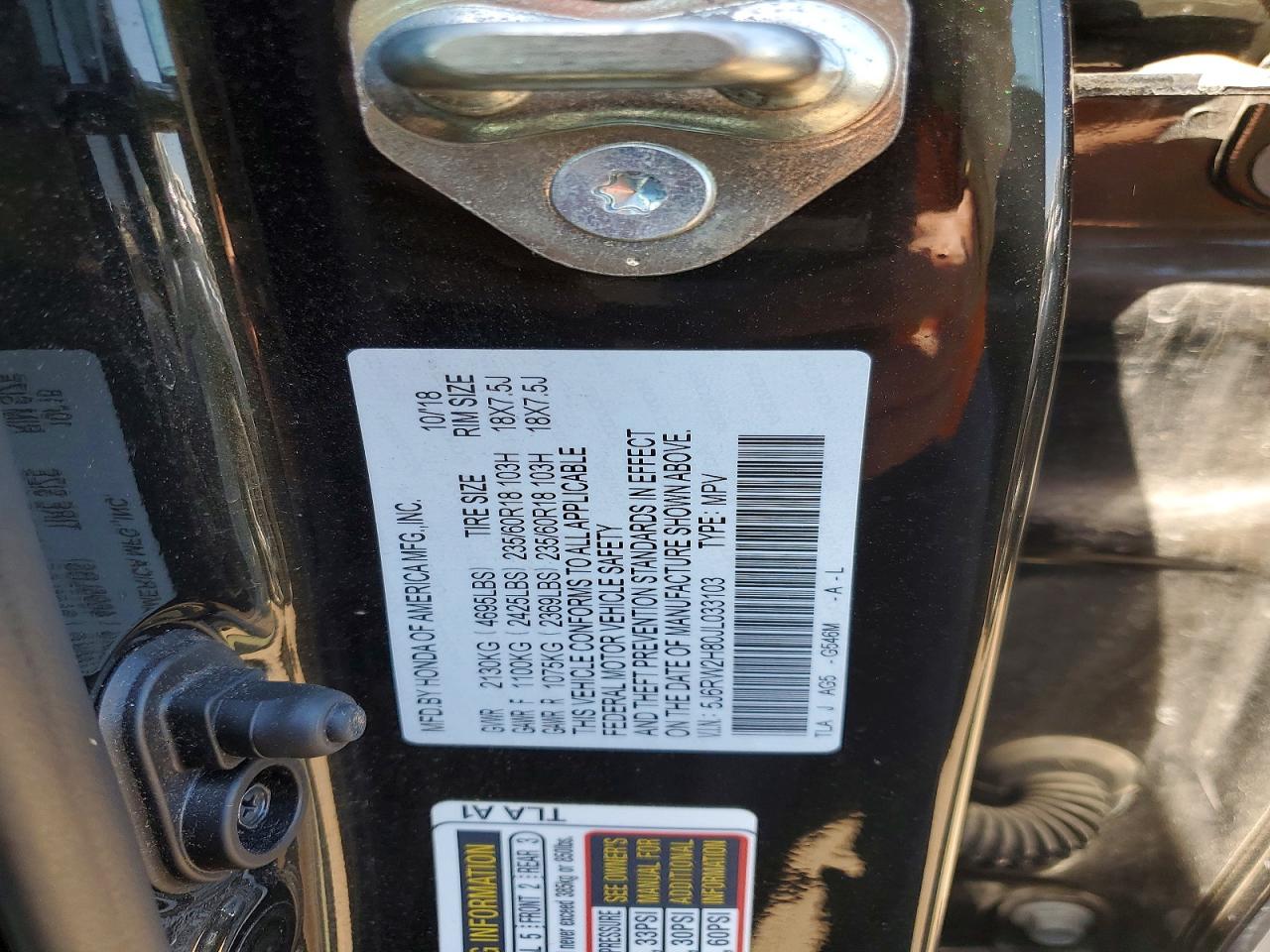 Honda Crv Exl