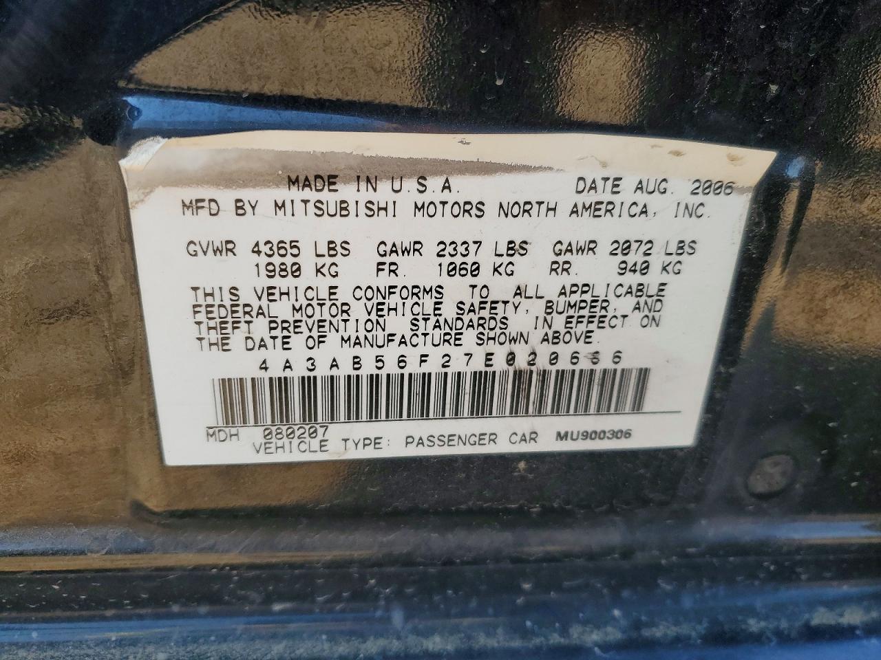 Mitsubishi Galant Es Premium