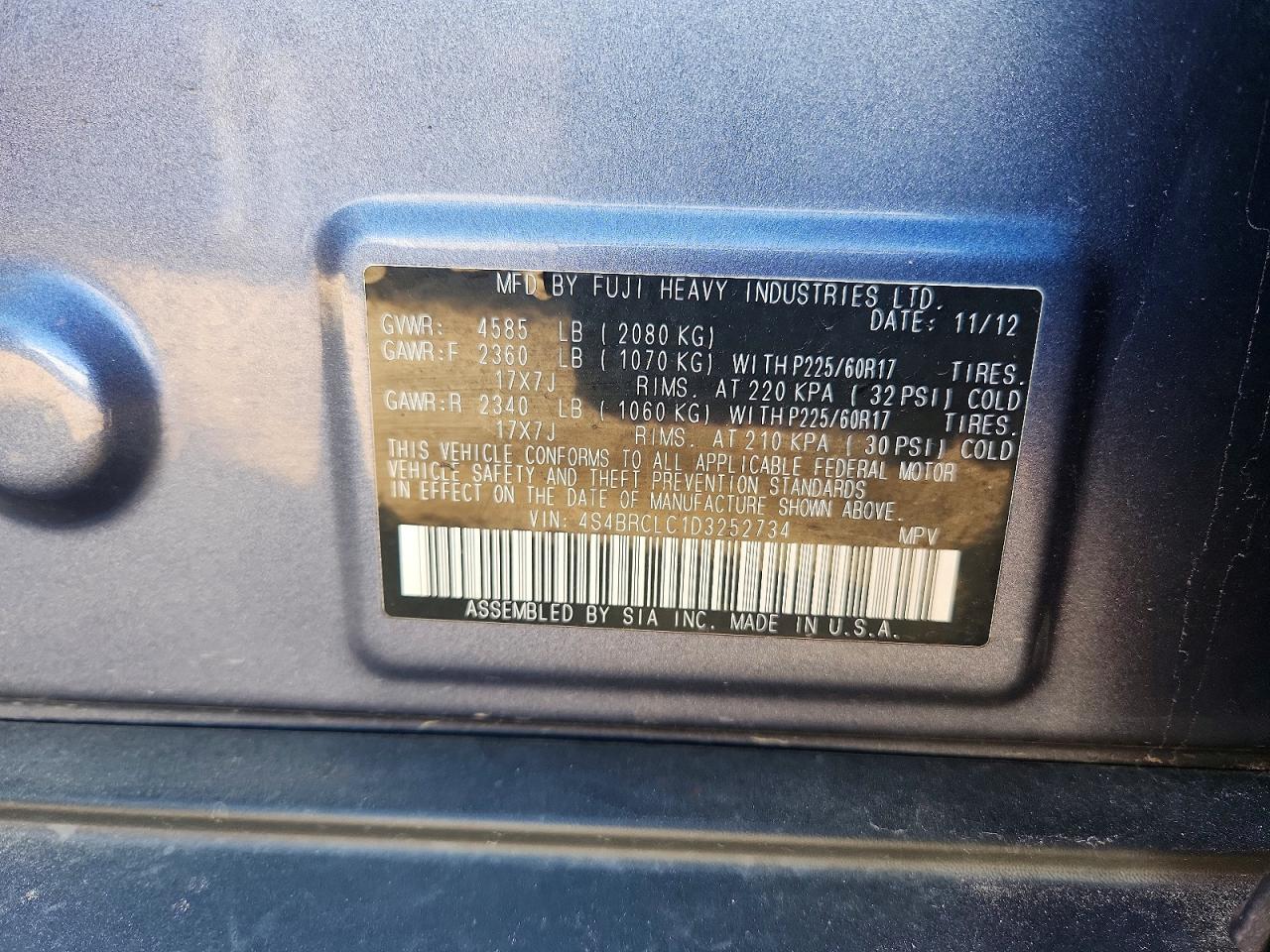 Subaru Outback 2.5i Limited